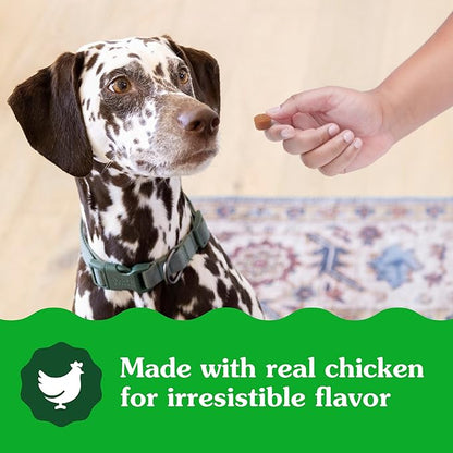 Greenies Dog Supplements 8-in-1 Multi-Benefit Chicken Flavor, 15.5 oz. Container, 80 Count