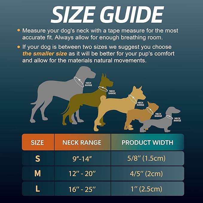 Soft Padded Dog Collar, Neck 9’’-14’’, Adjustable Heavy Duty Collar with 3M Reflective Logo for Small Dogs, Camo Orange, S