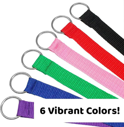 Downtown Pet Supply - 6ft Dog Kennel Slip Lead - Veterinarian, Grooming, Daycare & Rescue Supplies - One Size Leads for Dogs - 1" Thick - 12 Pack