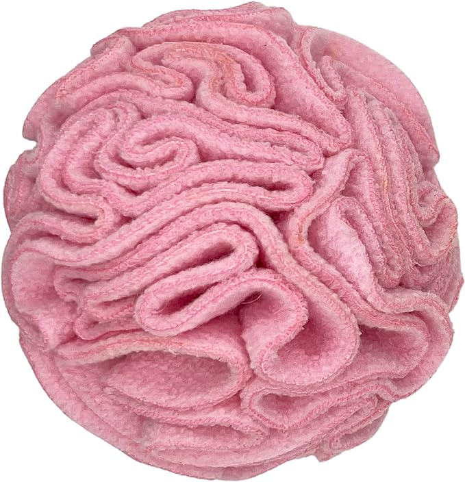 Glory To Dog Puppy and Small Breed Snuffle Interactive Foraging Dog Puzzle Ball Toy Pink