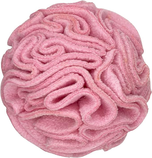 Glory To Dog Puppy and Small Breed Snuffle Interactive Foraging Dog Puzzle Ball Toy Pink