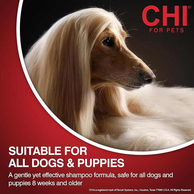 CHI for Dogs Detangling Finishing Spray - Best Leave-In Solution for Tangles and Knots - Dog Grooming Mist for Puppies and Adults - Sulfate and Paraben Free - Made in USA, 10 Fl Oz