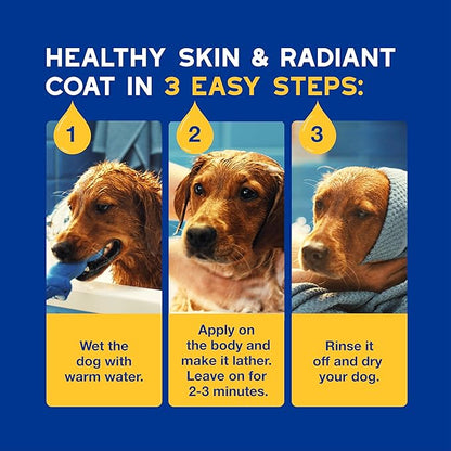 DOUXO® Skin & Coat SPA - Ultra-Safe Oatmeal Dog Shampoo, 16 fl oz, Cleans and Deeply Hydrates The Skin, Leaves The Coat Soft and Radiant, Skin-Friendly Formula