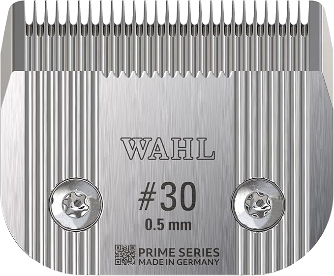 Wahl Pro Animal Prime Series Blades - Professional Fine Tooth Pet Clipper for Horse, Cat & Dog Grooming - Made from High-Carbon Steel - #30, 0.5mm