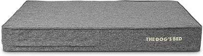 The Dog’s Bed Orthopedic Memory Foam Dog Bed, XL Grey Linen, Pain Relief for Arthritis, Hip & Elbow Dysplasia, Post Surgery, Lameness, Calming, Waterproof Washable Covers, Veterinary Approved