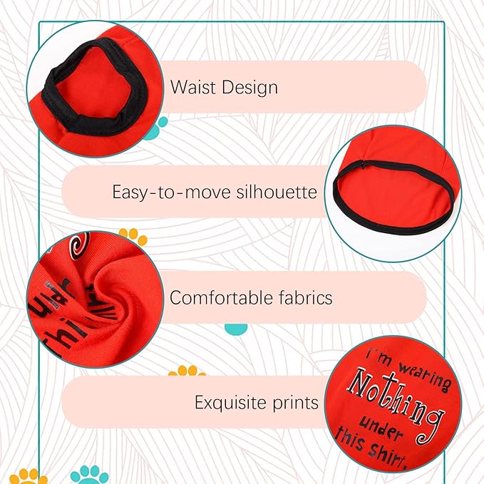 12 Pieces Dog Shirts Pet Printed Clothes with Funny Letters Summer Pet T Shirts Cool Puppy Vest Breathable Dog Outfit Soft Cat Sweatshirt for Chihuahuas Cats Accessories, 12 Styles(X-Large)