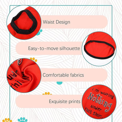 12 Pieces Dog Shirts Pet Printed Clothes with Funny Letters Summer Pet T Shirts Cool Puppy Vest Breathable Dog Outfit Soft Cat Sweatshirt for Chihuahuas Cats Accessories, 12 Styles(X-Small)