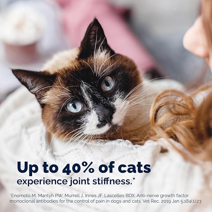 YuMOVE Cat Joint Supplement with Glucosamine,Chondroitin, Omega 3, Hyaluronic Acid, & Green Lipped Mussel - Joint Support Supplement - for Senior Cats 60 Capsules