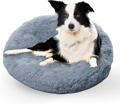 Active Pets Medium Dog Bed, Calming Orthopedic Pet Bedding for Anxiety Relief, Joint Support & Comfort, Washable Dog Furniture, Med 45lbs, Dark Grey