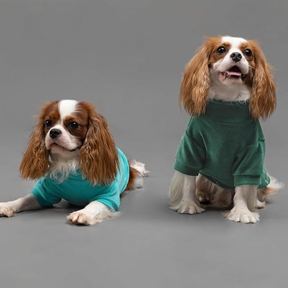 Fitwarm 3 Pack Fleece Sweater, Turtleneck Sweatshirt, Winter Clothes for Small Dogs & Cats, Pet Pullover Jumper, Cat Apparel, Dark Green, Teal Green, Olive Green, XS