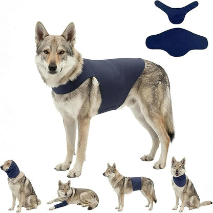 DAJIDALI® Dog & Cat Anxiety Vest & Female Spay Recovery Suit – Silent No-Velcro Calming Wrap – Universal Fit for All Breeds (Including Corgi & Frenchie)