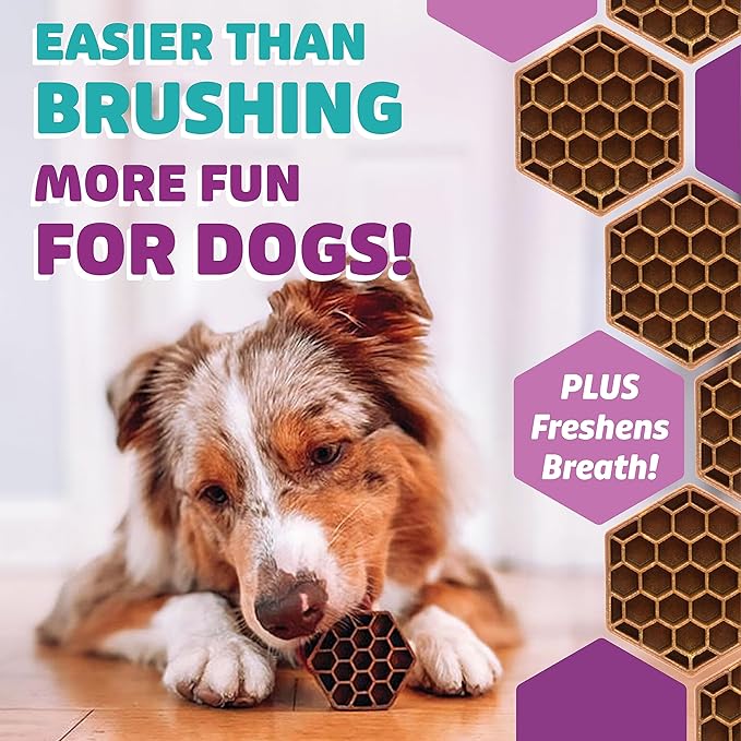 Yummy Combs Dog Dental Treats – Vet VOHC Approved – Delicious Chicken Protein – Removes Tartar with Cleaning Comb Shape – Dental Dog Treats for Small Dogs (36oz, 63 Count)