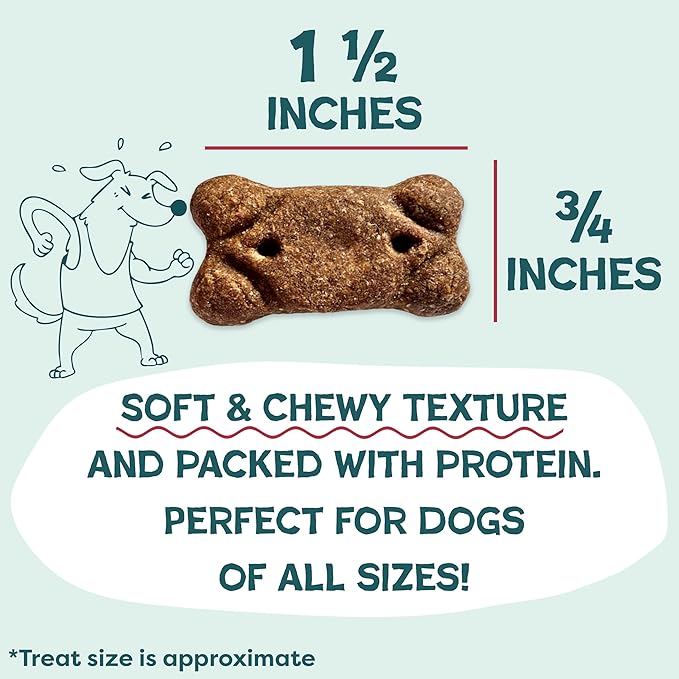 Shameless Pets Soft Dog Treats – Beef Up Meaty Tenders, Soft & Chewy Treats for Dogs, Real Beef 1st Ingredient, Grain Free, Healthy Treats for Small, Medium & Large Dogs, 8oz