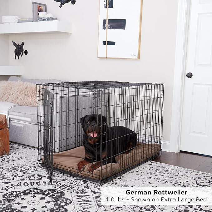 Happy Hounds Cooper Deluxe Reversible Crate Pad - Extra Large - Latte