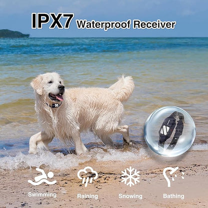 PATPET Dog Training Collar with Remote - 4200FT E Collars for Dogs Training for Large Medium Dogs, Rechargeable Waterproof Electric Dog Collar with 4 Training Modes & Night Lights