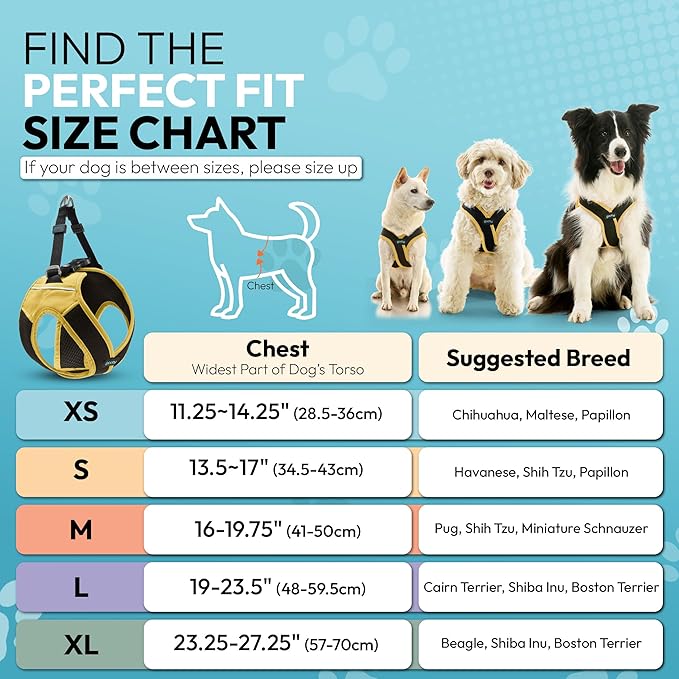 Gooby Escape Free Easy Fit X Step in Dog Harness - Miami Yellow, X-Small