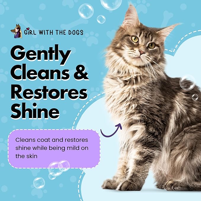 Pure Fur! by Girl With The Dogs - Made in USA - Sensitive Skin Pet Shampoo, 16 oz