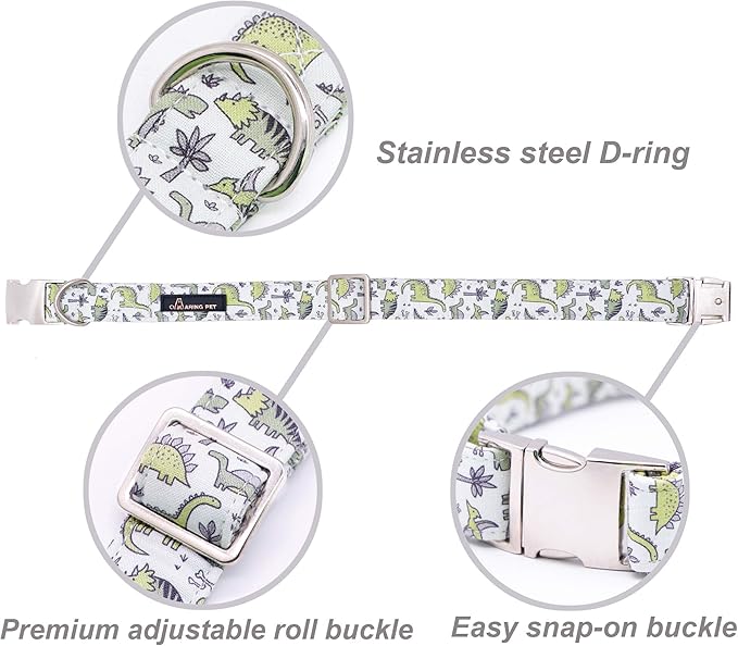 ARING PET Bowtie Dog Collar, Dog Collar with Bow, Adjustable Dog Collars for Small Medium Large Dogs.