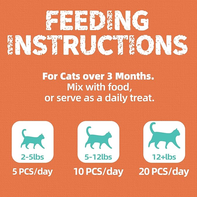 Just Try 16 OZ Collagen Cat Treats Healthy Cat Snacks Training Biscuits Skin Elasticity & Joint Health for Cats