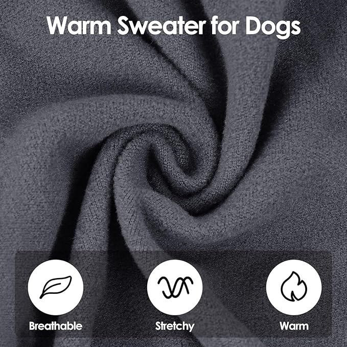 SUNFURA Hair Sticky Cat Clothes, Cat Sweater for Cats Only, 4-Legged Fleece Sweaters Kitten Pajamas Reduce Shedding Fur, Warm Pullover Shirts for Cats, Purple S