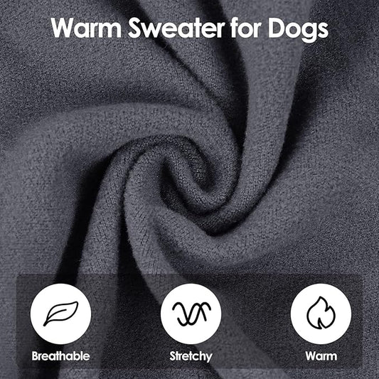 SUNFURA Hair Sticky Cat Clothes, Cat Sweater for Cats Only, 4-Legged Fleece Sweaters Kitten Pajamas Reduce Shedding Fur, Warm Pullover Shirts for Cats, Purple S