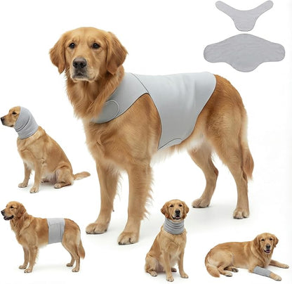 DAJIDALI® Dog & Cat Anxiety Vest & Female Spay Recovery Suit – Silent No-Velcro Calming Wrap – Universal Fit for All Breeds (Including Corgi & Frenchie)