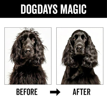 Pride and Groom DogDays Detangling Coat Spray for All Dogs | Conditioner & Detangler Spray for Shiny, Tangle-Free Fur | Hydrating & Repairing Formula with Fresh Scent | Made in USA – 16 fl oz