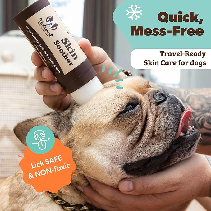 Natural Dog Company Skin Soother Travel Stick 4 Pack – Four 0.15 oz Pocket-Size Dog Skin Balms with Coconut Oil, Cocoa Butter, Calendula & Vitamin E – Helps Soothe Hot Spots, Redness & Irritated Skin