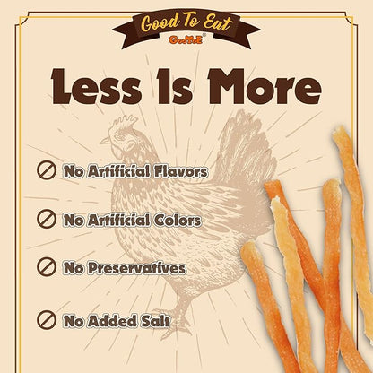 Gootoe Soft Dog Treats, Chicken Jerky - Dog Training Treats; High-Protein, Gluten-Free, Soft Jerky for Dogs, Hypoallergenic, Grain-Free, Sticks 1 lb