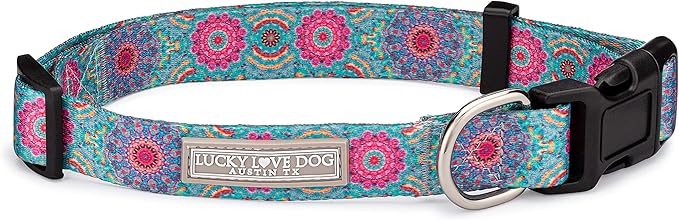 Lucky Love Dog - Adjustable Dog Collar with Easy Click Buckle for Small Ones, Durable, & Comfortable for Male & Female Dogs, Pet Collar for Puppies & Adult Dogs - Clara, XS