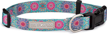 Lucky Love Dog - Adjustable Dog Collar with Easy Click Buckle for Small Ones, Durable, & Comfortable for Male & Female Dogs, Pet Collar for Puppies & Adult Dogs - Clara, XS