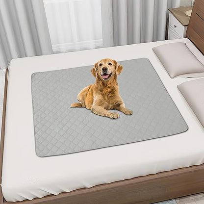 Easy-Going 100% Waterproof Dog Bed Cover, Non-Slip Pet Blanket for Furniture, Washable Couch Cover, Repleasement Sofa Cover (30X70 in, Light Gray)