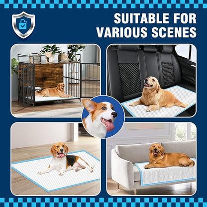 VJJ Puppy Pads XL 30"x36", 50 Count Pee Pads for Dogs Large for Doggie&Cats, Disposable Dog Pee Pads Extra Large, X-Large Potty Pads for Indoor, Outdoor Use