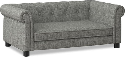 KEIKI Dog Bed for Medium and Large Dogs, Elevated Pet Sofa Bed, Durable Elevated Couch Bed with Legs, 39" Pet Bed for Dogs, Gray