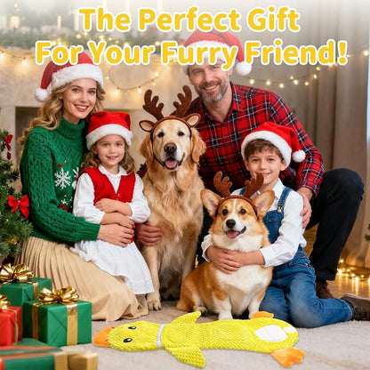 2 Pack Dog Toys for Small Dogs, Interactive Puzzle Toys,Squeaky & Crinkly, Stuffing-Free with Treat Pockets and a Water Bottle Pocket, Ideal for Puppy Small Pet Dogs