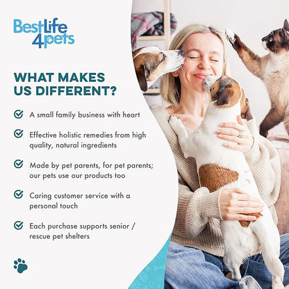 Cat Bad Breath & Oral Health Remedy, Natural Dental Care Cats Teeth, Mouth and Gums, Easy to Use Daily Supplement for Stomatitis, Gingivitis, Plaque & Tartar Control for Cats, 800 Small Pills