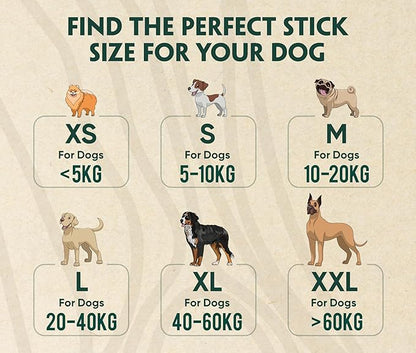 Dog Chew Chump & Rope - Dog Chew Toy Pack - Chew Toys Chewing - Single (L)