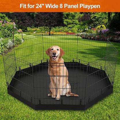 PJYuCien Bottom Pad - Fits 8 Panels 24 Inch Width Plastic/Metal Pet Pen Octagonal Dog Playpen(Note: Only Pen Bottom Pad, No Playpen)