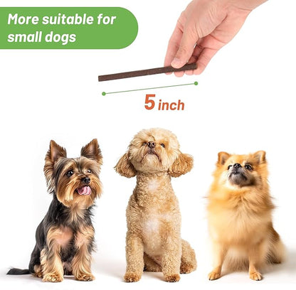 MON2SUN Dog Jerky Treats, 5 Inch Chicken Sticks (Chicken Liver Flavor) Rawhide Free Training Treats for Small Dogs, Soft and Healthy Snacks, 10.58oz (40 Count-Pack of 1)