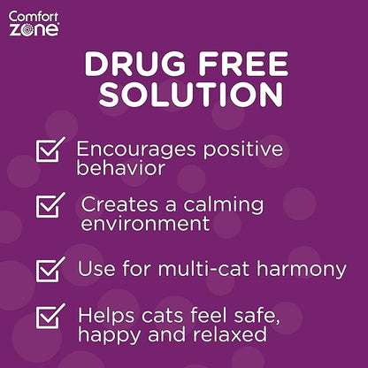 Comfort Zone Cat Multi-Cat Diffuser: Trial Kit (1 Diffuser & 1 Refill) (Pack of 2)