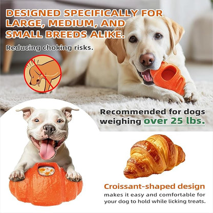 Interactive Dog Toys for Aggressive Chewers, Indestructible Dog Toy to Keep Them Busy, Durable Dog Chew Toys for Large & Medium Breeds, Frozen Enrichment Treat Holder for Anxiety Relief