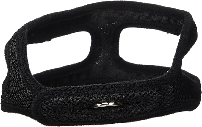 ChokeFree Velpro Mesh Pet Shoulder Harness Collar, 17"-18", Black