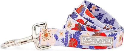 Lucky Love Dog Leash – Soft, Durable, and Comfortable Leash with Vibrant Patterns – Stylish and Long Lasting for Small Male and Female Dogs – Sweet Berry, Small