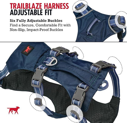 Tuff Pupper Escape Proof Dog Harness for Small Dogs | No Pull Lightweight Adjustable Harness | No Escape Multifunctional Outdoor Pet Gear | Strong Durable Breathable | Secure Comfortable Fit
