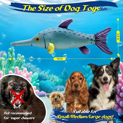 Fuufome Large Squeaky Dog Toys :Plush Soft Dog Chew Toys - Tug of War for Large,Small, Medium,Puppy Breeds-Puppy Toys to Keep Them Busy