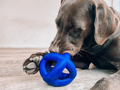 SuperChewer Tough Dog Cage Ball Toy | Lifetime Replacement | Strong Natural Rubber | Great Dog Fetch Toy | Chew Toys for Dogs | Ultra Durable Chew Toys fsor Aggressive Chewers | For Large Breeds