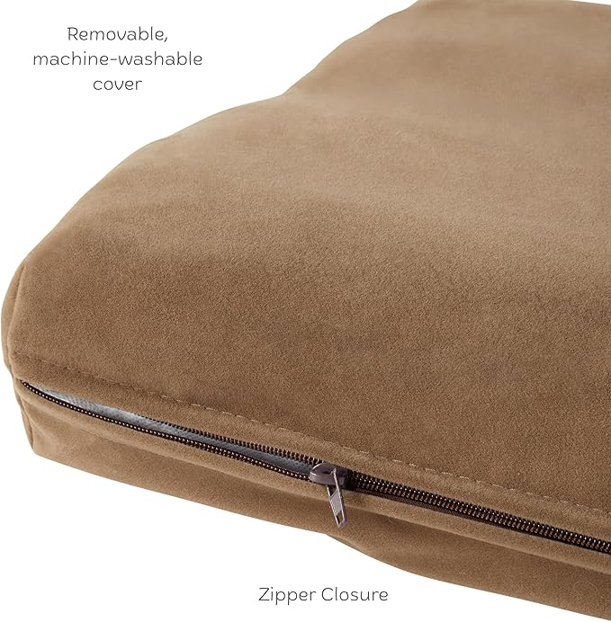 Happy Hounds Cooper Deluxe Reversible Crate Pad - Large - Latte