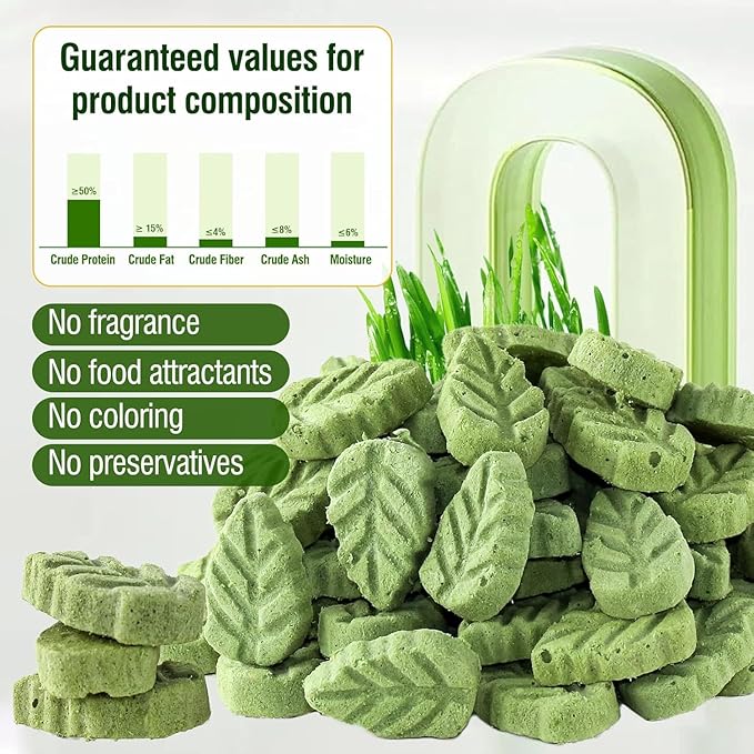Psitofre Cat Grass Teething Sticks, 3.5oz Freezed Drying Cat Grass Treats, Cats Snacks for Hairball Removal and Dental Care