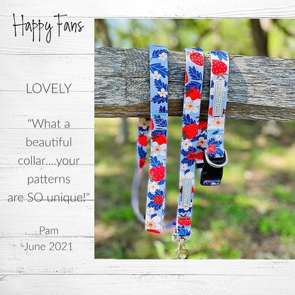 Lucky Love Dog Leash – Soft, Durable, and Comfortable Leash with Vibrant Patterns – Stylish and Long Lasting for Small Male and Female Dogs – Sweet Berry, Small