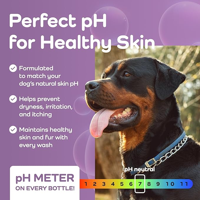 Sensitive Care -Tangle-Free-Silky Shine Softening and detangling Shampoo, Delicate Coat Clean & Odor Control Shampoo – Advanced Shine Formula for Dogs (Rottweilers, 16 Fluid Ounces)
